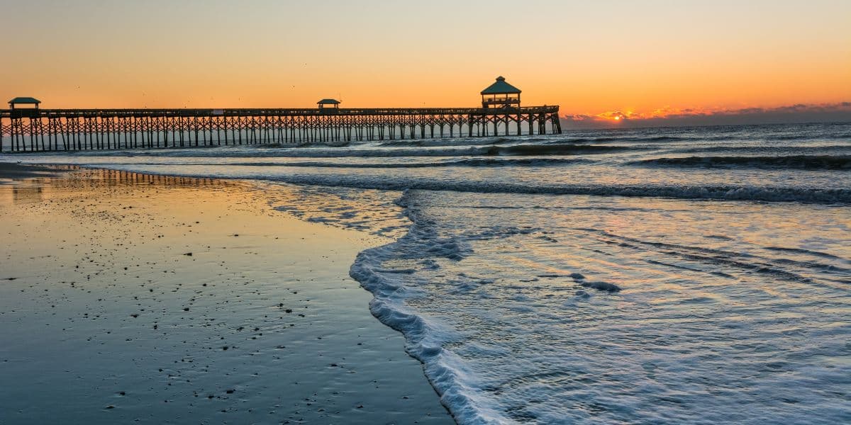 Folly Beach near Savannah
